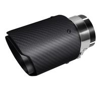 YDSTNiu Embellecedor Escape Automóvil para Seat Leon 2012-2026 | 63mm Fibra de Carbono Puntas de Escape Silenciador, Tubo de Escape del Coche Tubo de Punta Silenciador