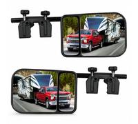 YDSTNiu Espejo para Caravanas para Mazda MX-30 R-EV 2023 | Doble Lente con Rótula 360°, Fijación de Doble Perno Anti-Vibración para Caravanas y Remolques, Set de 2