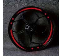 YDSTNiu Pegatinas de Llantas Moto para BMW F800GS Adventure F800 GS ADV F 800 GS, Adhesivos Rueda Coche Vinilos Decoración Tuning Tiras Reflectantes Calcomanías Exterior,Red