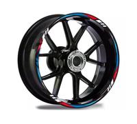 YDSTNiu Pegatinas de Llantas Moto para Royal Alloy GP 300 LC, Adhesivos Rueda Coche Decoración Tuning Tiras Reflectantes Calcomanías Exterior,Color