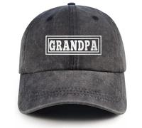 YDTANWJUH Gorra de Abuelo Regalos nuevos Gorra de béisbol de algodón Lavado Vinta Ajustable Regalo para papá Abuelo