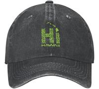 YDTANWJUH Gorras de béisbol Estampadas de Las Islas Hawáianas Hi Hawaii Gorras Vaqueras Gorras Divertidas de Papá Retro Tops Unisex
