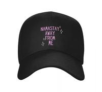 YDTANWJUH Namastay Away from Me Gorra de béisbol Sombrero de Caballo de Playa Gorra Negra de Lujo Béisbol para Hombres Mujer
