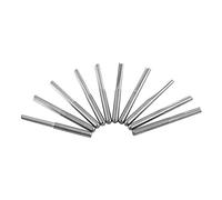 YDuupxe 10pcs 3.175 Mm Tungsten Carbide End Mill Bits Bits Router Bits Cutters para Grabado