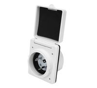 YDuupxe 30A RV Power Inlet Box, Resistente a la Intemperie PVC Espigas de | Interfaz eléctrica, protección contra agua y polvo, caravanas, remolques, barcos, conexiones exteriores