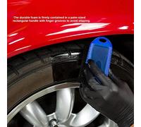 YDuupxe Almohadillas Aplicadoras de Brillo de Neumáticos, Aplicador de Esponja Curva para Neumáticos para Limpieza Detallada de Automóviles (YDuupxenee-10325288)