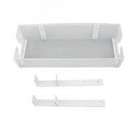 YDuupxe Bandeja de Gestión de Cables Debajo del Escritorio, Organizador de Cables de Acero Al Carbono con Abrazadera para una Configuración Ordenada de la Oficina en Casa, sin Montaje con Taladro,