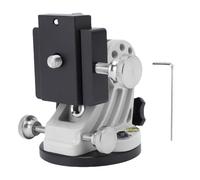 YDuupxe Base de Latitud del Telescopio, Hilo de 3/8 Pulgadas 0-90 Grados Montaje de Ajuste de Latitud Ajustable para Skywatcher (Blanco Negro)