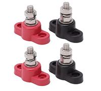 YDuupxe Bloques de Terminales de Batería de 4 Piezas, Poste de Unión Aislado, Conector Resistente para Camiones Solares de 12 V 24 V, Vehículos Recreativos, Coches y