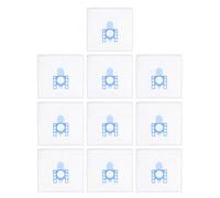 YDuupxe Bolsas de Polvo Reutilizables para Aspiradora, 10 Bolsas de Recolección No Tejidas con Adaptador de Plástico y Microfiltro, para la Serie GN S8310 8390 S2121