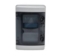 YDuupxe Caja de Distribución de Energía, Cubierta Transparente, Unión de Carril DIN de 4 Vías Resistente a la Intemperie para Equipos Eléctricos, Clasificación IP66 para Uso en Interiores y Exteriores