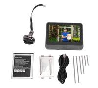 YDuupxe Cámara de Mirilla de Puerta Inteligente, Timbre con Vídeo WiFi 1080P con Detección de Movimiento PIR, Batería de 5000mAh, Pantalla LCD de 4,3 Pulgadas para Apartamento, Casa,