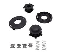 YDuupxe Carrete de Cabezal Cortador, Piezas de Carrete de Línea ABS 2 | Se adapta a Autocut 25-2 FS100RX, incluye 2 cubiertas y 2 resortes, reemplazo directo para mantenimiento de bordes de