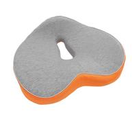 YDuupxe Cojín Calefactable para Silla, Almohadilla de Asiento de Espuma Viscoelástica con Calefacción USB con 3 Ajustes de Nivel, Diseño Ergonómico para Silla de Ruedas de Coche, (Orange)