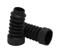 YDuupxe Cubierta Antipolvo para Amortiguador Delantero de Motocicleta, Protector de Maletero de Goma para DIO 18 27 28 34 35 y Jog50 Jog90, con Protección Adicional contra Agua, Polvo (BLACK)