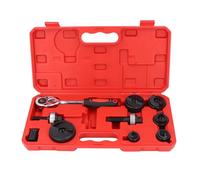 YDuupxe Kit de Perforador Manual con Trinquete, Material Metálico, 6 Tamaños de Punzón para Diversas Aplicaciones, Ideal para Uso Industrial y Artesanal