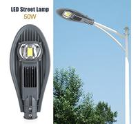 YDuupxe Luz de Calle LED de 30W, Luz de Calle de Carretera LED con Carcasa de Aluminio Fundido a Presión Espesa, de Carretera de Parque (50W frío)