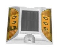 YDuupxe Luz de Suelo LED Luces de Entrada con Energía Solar, Iluminación de Caminos Exteriores de Aluminio Fundido para Jardín de Acera de Entrada, Distancia Visible de 1000 M con Batería de 800 MAh