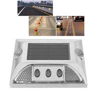 YDuupxe Luz de Suelo LED Luces de Entrada con Energía Solar, Iluminación de Caminos Exteriores de Aluminio Fundido para Jardín de Acera de Entrada, Distancia Visible de 1000 M con Batería de 800 MAh