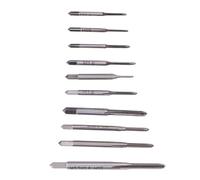 YDuupxe Macho de Roscar Manual para Tornillo de Máquina Mini M2 de 10 Piezas con Roscas M1 a M3.5, Machos de Roscar para Mecanizar Tuercas, Experiencia de Roscado Suave