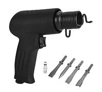 YDuupxe Martillo Neumático de Cincel de Aire con Cincel de Acero de Aleación, Velocidad de Impacto de 4200 Bpm y 4 Cabezales Intercambiables para Tallar y Desbarbar Paredes de Ladrillo (Estilo