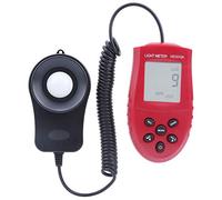 YDuupxe Medidor de Luz Digital, Fotómetro de Luxómetro, Medidor de Temperatura Ambiente Portátil de Iluminancia de Rango Automático de Alta Precisión para Probadores Eléctricos, Rango de hasta 200