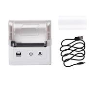 YDuupxe Mini Impresora Térmica de Recibos Portátil de 58 Mm BT Compatible con USB Sistemas Operativos Comunes Conecte Resolución de 203 PPP Utilizada para la Impresión de Información de