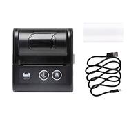 YDuupxe Mini Impresora Térmica de Recibos Portátil de 58 Mm BT Compatible con USB Sistemas Operativos Comunes Conecte Resolución de 203 PPP Utilizada para la Impresión de Información de