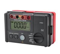 YDuupxe Probador de Tierra Digital UT521 de Aislamiento de Tierra, Diseño Portátil, Pantalla LCD Grande, Medición de 20-2000 Ohmios para Sistemas Eléctricos y Trabajo de Campo