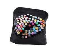 YDuupxe Rotuladores Artísticos de Doble Punta, Juego de Marcadores de Punta Fina con Estuche de Transporte para Colorear, Dibujar, Dibujar en Arquitectura, Ropa, Paisajes, Campos de (80