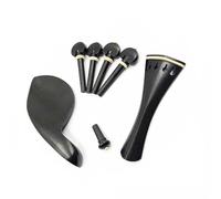 YDVGERTH Accesorios para violín Juego Completo De Accesorios De Ébano 4/4 Clavijas para Tablero De Cuerda, Pieza Trasera Juego De Accesorios De Ébano para Violín 4/4(A)
