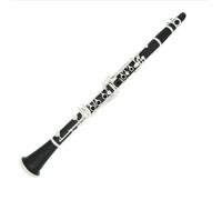 YDVGERTH Clarinet Clarinete Individual Clarinete De 17 Teclas Teclas Dobles Plateadas De Dos Secciones Clarinete De Rendimiento De Prueba para Principiantes