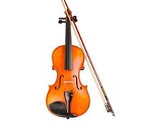 YDVGERTH Violín Violín De Tamaño Completo De Madera Maciza con Patrón Mate Cinturón De Color Café, Estuche para Violín, Arco Adecuado para Principiantes Y Amantes del Violín(3/4)