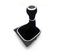 YDXHERTA Perilla De Cambio De Marchas Manual De 5 Y 6 Velocidades Con Bota De Polaina Para Golf 5 6 Para MK5 MK6 Para R32 GTI Piezas Repuesto(Red 5 speed)