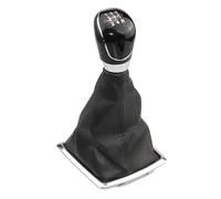 YDXHERTA Perilla De Palanca De Cambios De 5/6 Velocidades, Polaina De Balonmano Con Cubierta De Bota Para Focus 2 MK2 2005-2012 Piezas Repuesto(5 speed black)