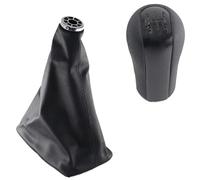 YDXHERTA Perilla De Palanca De Cambios Manual De Cuero Y Negro Palanca De Cambios Para Toyota Corolla Estate (_E12_) (2001-2007) Repuestos Automóviles