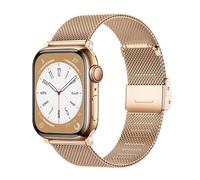 YDxingY Correa de reloj Compatible con Apple Watch 38mm 40mm 41mm Mujer Hombre,Ajustable correa de malla para reloj para iWatch Serie 9 8 7 SE/SE2 6 5 4 3 2 1,Oro rosa