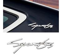 Ydxlcsyy Pegatinas metálicas para Coches,Pegatinas con Letras en 3D,Accesorios de decoración para Coches,para Dacia Duster 3,Silver 1 Piece