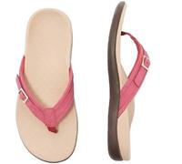 YDYAENIO chanclas dedo mujer Sandalias ortopédicas de verano for mujer, zapatillas for el hogar, chanclas casuales for(Red,37 EU)