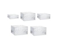 YDYAENIO Elevadores de Buffet Caja expositora con forma de cubo, elevador buffet for catering, figuras acción, tartas para Brunch Joyería(5 piece set)