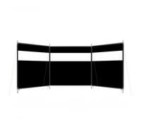 YDYAENIO Paravientos Camping Carpa Impermeable de Lona for Exteriores, for Picnic, Barbacoa, Herramienta construcción, for Invierno(4.4m Black)