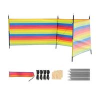 YDYAENIO Paravientos Camping Pantalla de privacidad for Acampar, Bloqueador Viento for Playa, Barrera Refugio, Sombra a Prueba, portátil for Exteriores(S)