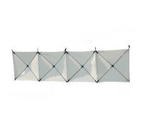 YDYAENIO Paravientos Camping Parabrisas for Carpas al Aire Libre, Pantalla, toldo de Cortina for Acampar, recinto for Picnic y Camping en la Playa, Pared Simple for Parabrisas(Silver)