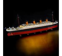 YEABRICKS Kit de Luces LED para-10294 Creator Expert Titanic Modelo de Bloques de Construcción (excluyendo el Kit de construcción)
