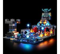 YEABRICKS Kit de Luces LED para-21246 Minecraft La Batalla en la Oscuridad Profunda Modelo de Bloques de Construcción (excluyendo el Kit de construcción)