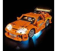YEABRICKS Kit de Luces LED para-42204 Technic Fast and Furious Toyota Supra MK4 Modelo de Bloques de Construcción (excluyendo el Kit de construcción)