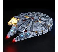 YEABRICKS Kit de Luces LED para-75257 Star Wars Millennium Falcon Modelo de Bloques de Construcción (excluyendo el Kit de construcción)
