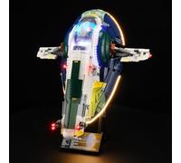 YEABRICKS Kit de Luces LED para-75409 Star Wars Nave Estelar Clase Firespray de Jango Fett Modelo de Bloques de Construcción (excluyendo el Kit de construcción)
