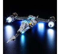 YEABRICKS Kit de Luces LED para Lego-75325 Star Wars The Mandalorian's N-1 Starfighter Modelo de Bloques de Construcción (Juego de Lego NO Incluido)