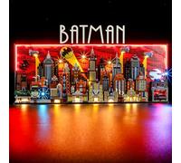 YEABRICKS Kit de luz LED para Lego Batman Gotham City 76271 | Kit de luces LED para principiantes para Lego 76271, decoración ideal para el hogar y regalo de cumpleaños para fanáticos